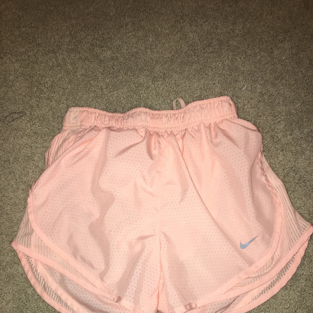 Pink Nike shorts